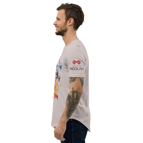 Curved Hem w/ Flung Paint