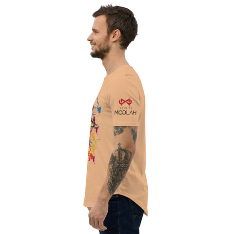 Curved Hem w/ Flung Paint