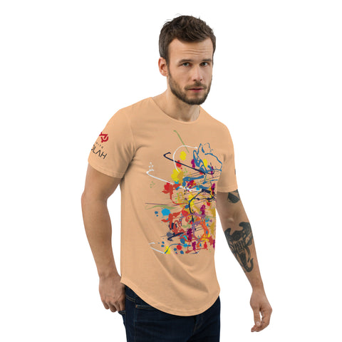 Curved Hem w/ Flung Paint
