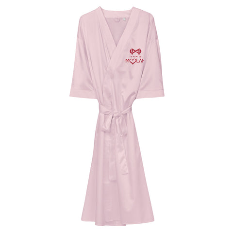 Satin robe